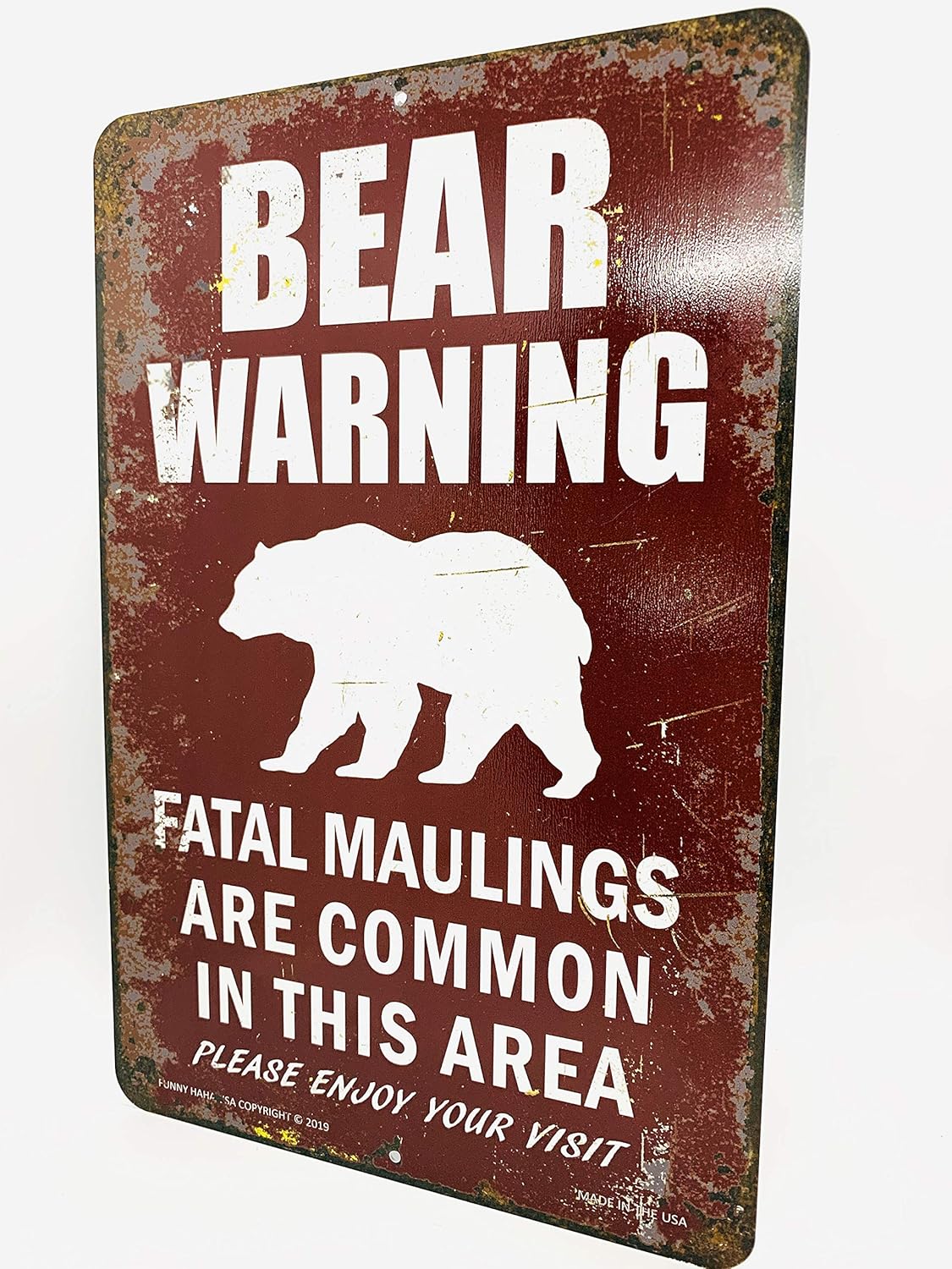Bear Warning Sign