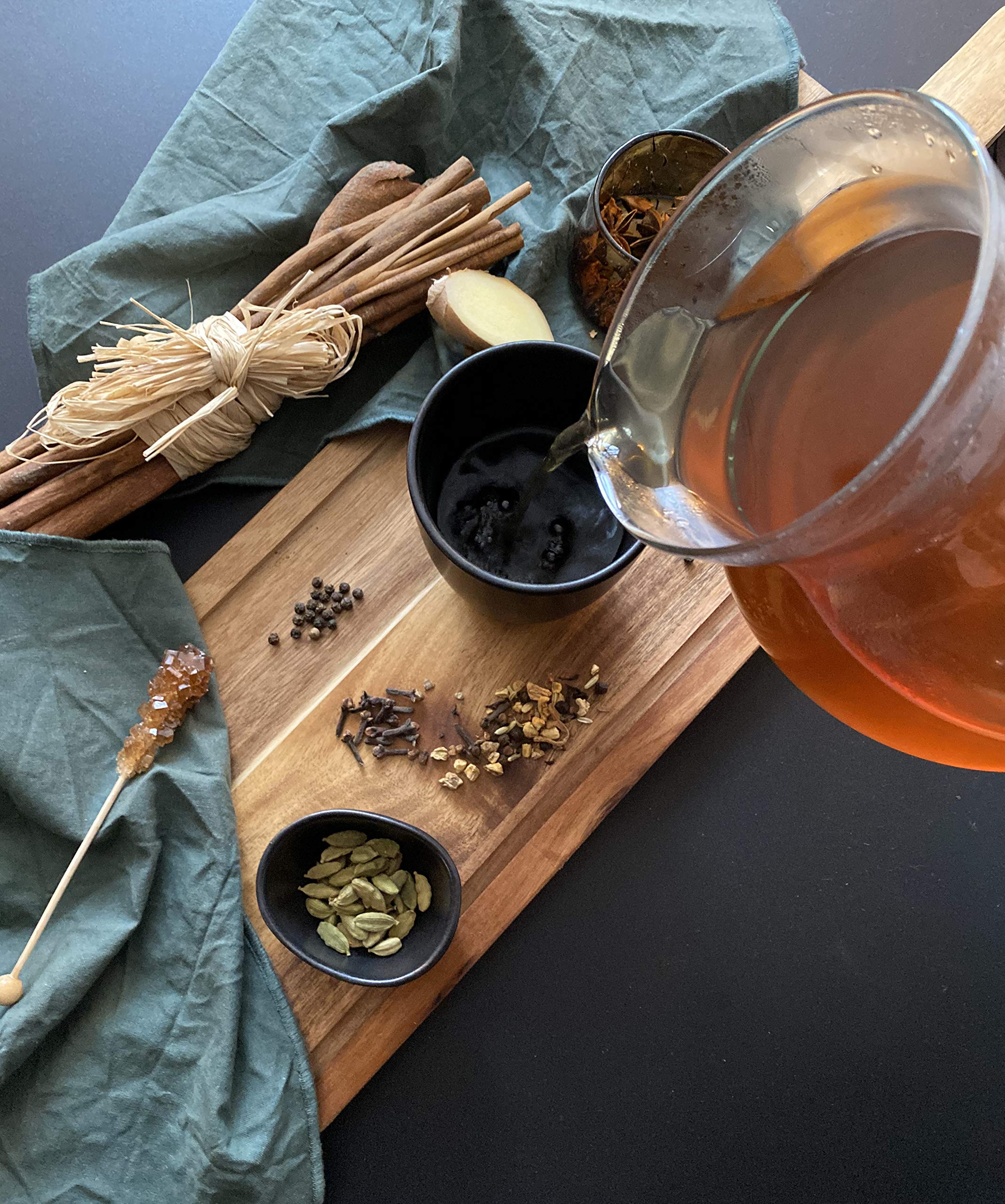 Té Masala Chai Mezcla de Especias 100g, Especias indias para Té chai o chai-latte, 100% natural sin aromatizar, TeaClub Té