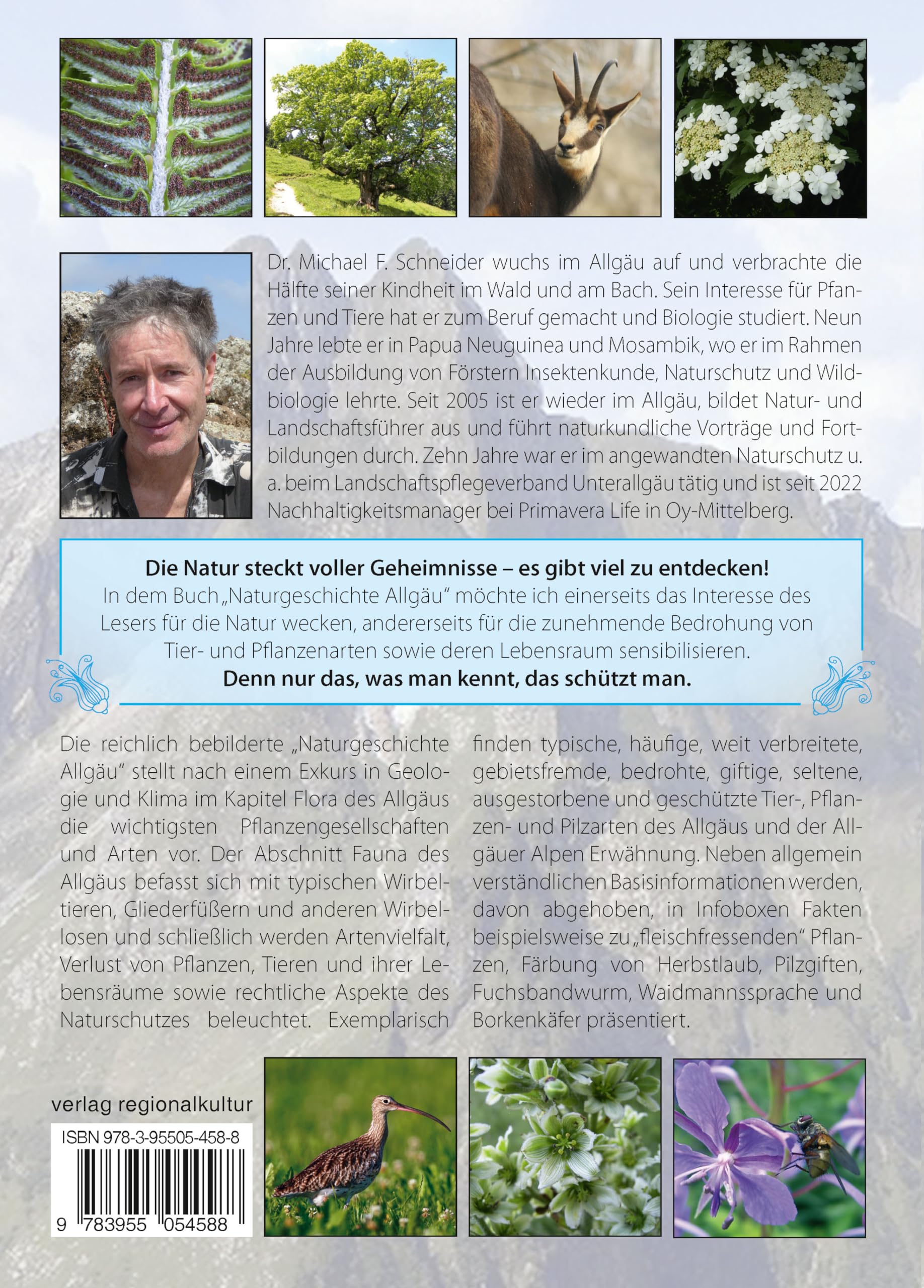 Naturgeschichte Allgäu: Geologie – Biogeografie – Flora – Fauna – Naturschutz. Der Einfluss des Klimawandels auf Flora, Fauna und Lebensräume im Allgäu.