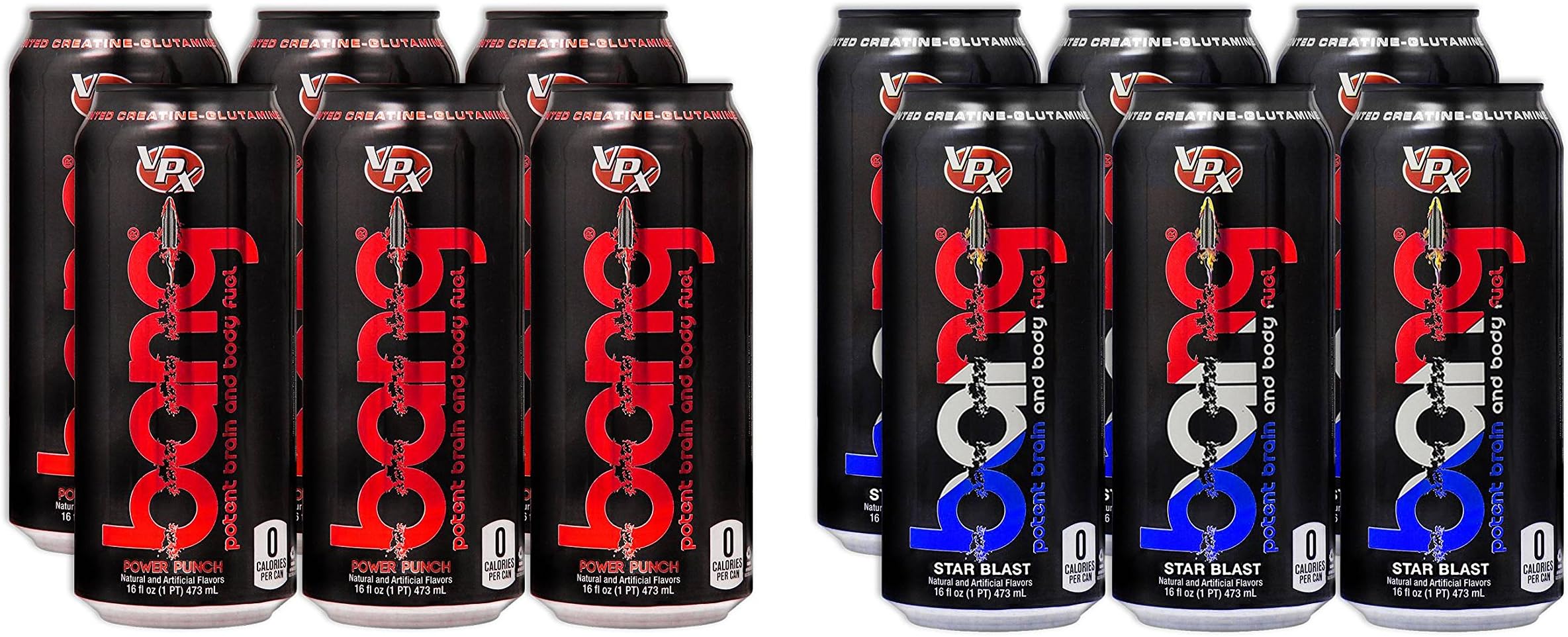 Vpx Bang BYyknhM, 6 Power Punch / 6 Star Blast, (12 Total)