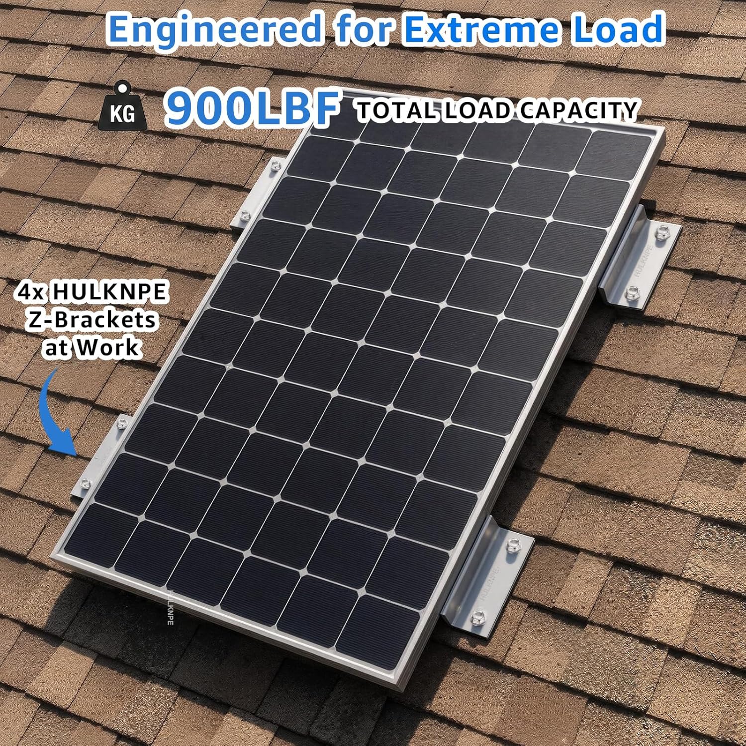 Z Brackets Solar Panel Mounting Kit (16 Pack) Heavy Duty Multi-Slot Aluminum Corrosion-Resistant for RV, Boat, Roof, Off-Grid & Solar Panel Hold Down