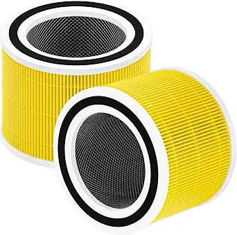 Core 300 Pet Care Replacement Filter for LEVOIT Core 300S and Core 300-P Air Purifier, 3-in-1 H13 True HEPA Filter Replacement, Compared to Part # Core 300-RF-PA,Pack of 2