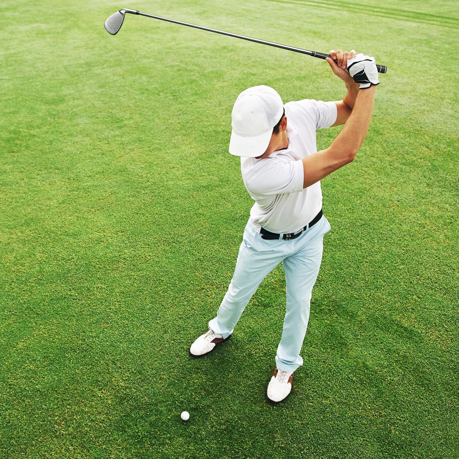 LIFEZEAL Set de Golf Complet 9 Pièces pour Adultes, Ensemble de Clubs de Golf #1 Driver, #3 Parcours, #4 Hybride, Fer #6, #7, #8, #9, #P, 1 Putter, 3 Housses de Tête