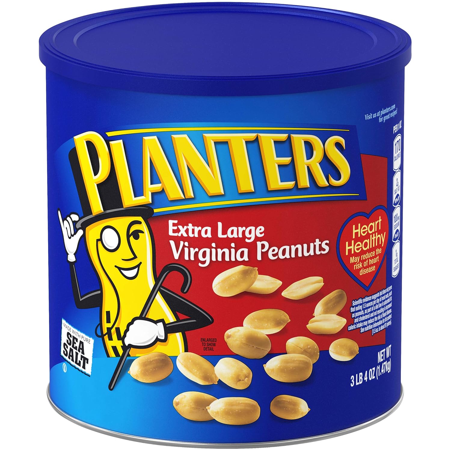 Planters Extra Large Salted Virginia Peanuts (52 oz
