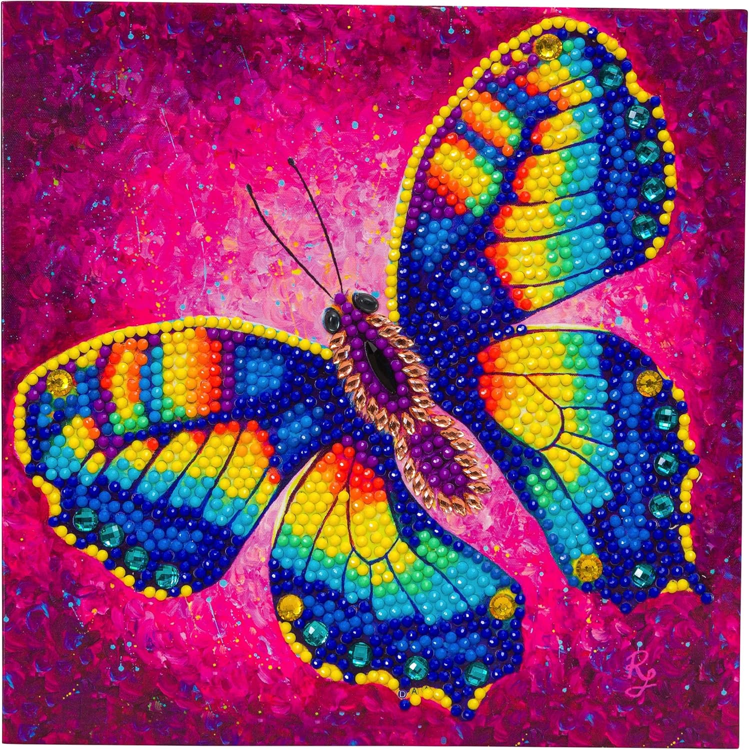 Crystal Art Diamond Painting Card Kit - Change- Create Your Own 7"x7" Card Kit - for Ages 8 and up