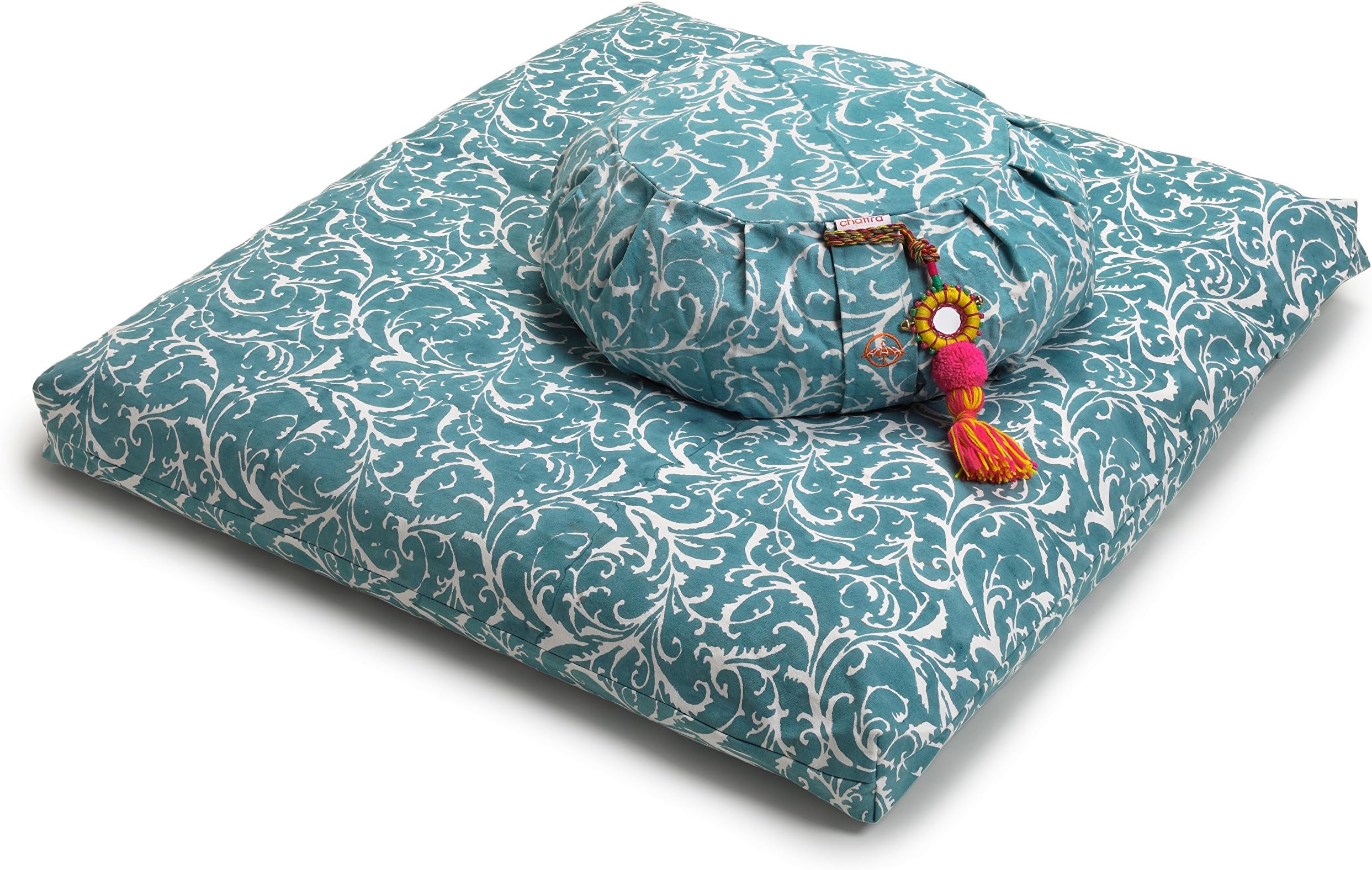 chattra Sky Feather Zafu & Zabuton Meditation/Yoga Set