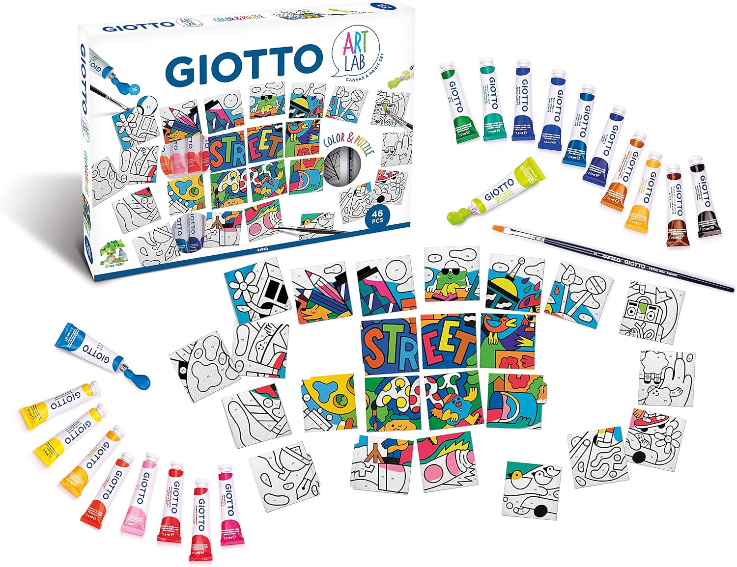 Giotto Art Lab Color&Puzzle, Mehrfarbig, Small - Image 3