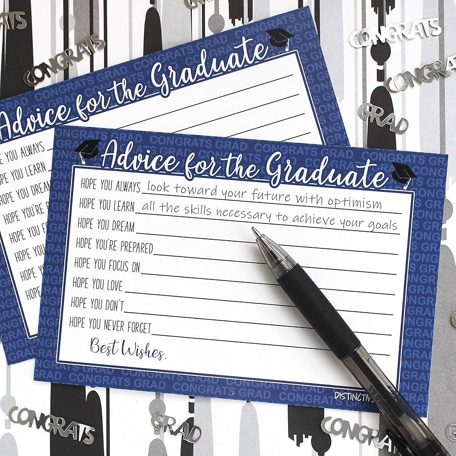 blue-graduation-advice-cards-25-pack-guest-wishes-and-advice-for-the-graduate-cards-class-of-2025-party-supplies-home-kitchen-amazon-com for Advice For The Graduate Free Printable Blue Graduation Advice Cards - 25 Pack, Guest Wishes and Advice for the Graduate Cards, Class of 2025 Party Supplies : Home & Kitchen - Amazon.com for Advice For The Graduate Free Printable