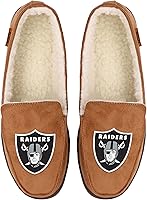 Vista 102 de FOCO Mens NFL Team Logo Moccasin Slippers