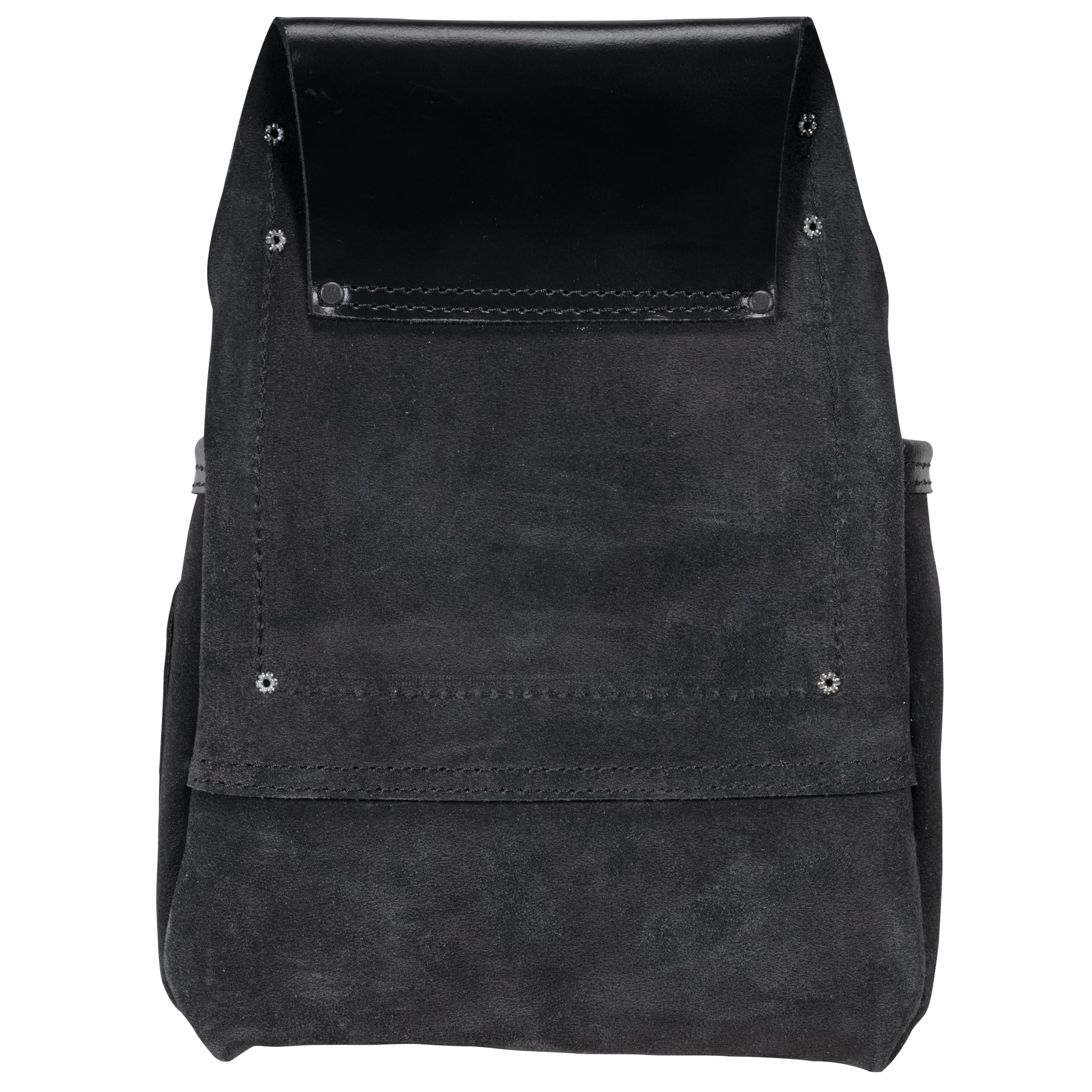 CLC Work Gear 55423 Heavy-Duty Leder Schreiner Nagel- und Werkzeugtasche - Werkzeugtasche mit 10 Fächern mit Hammerschlaufe und Tapeclip