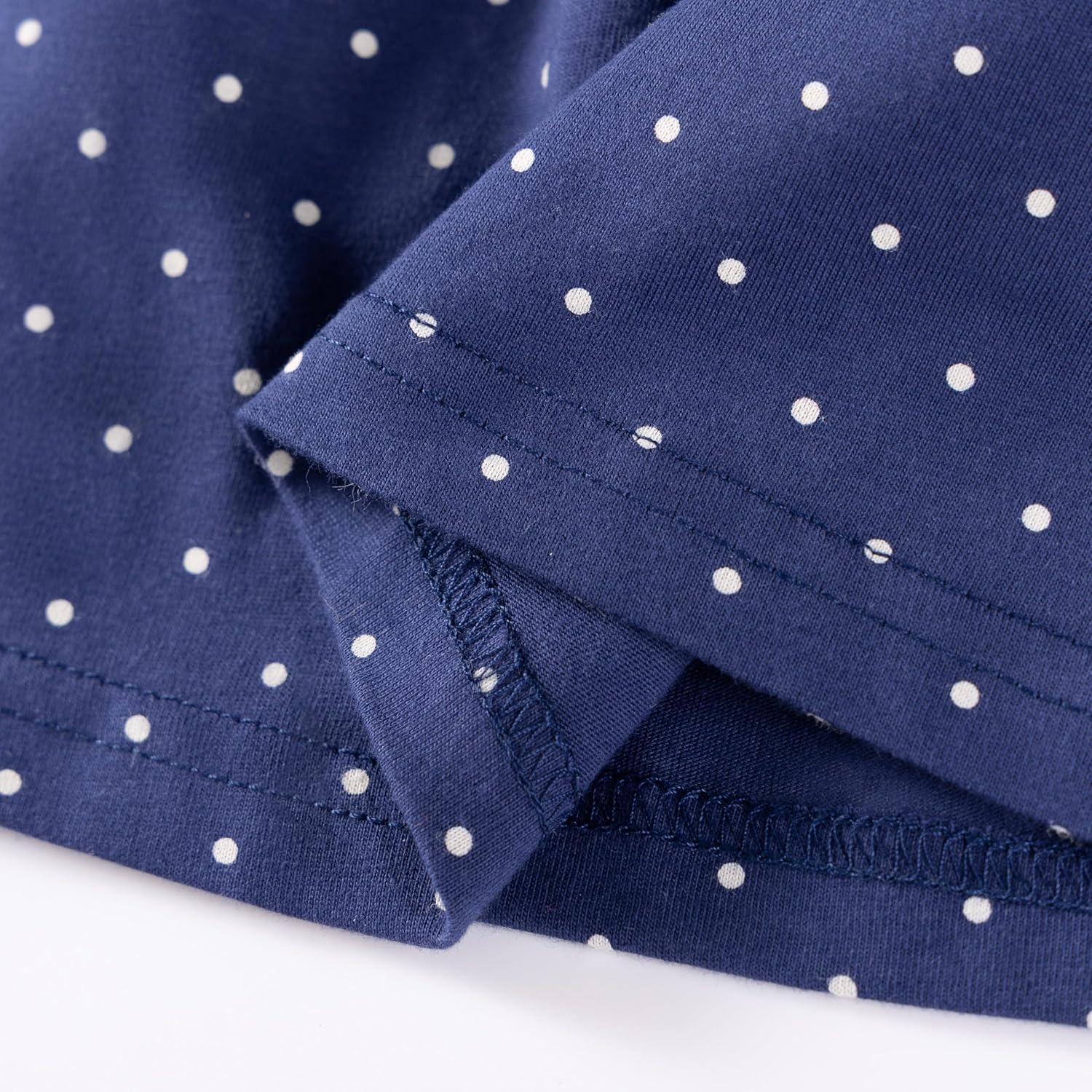 HILEELANG Toddler Girl Long Sleeve Dress Cotton Casual Jersey Shirt Playwear Applique Dress - Image 7