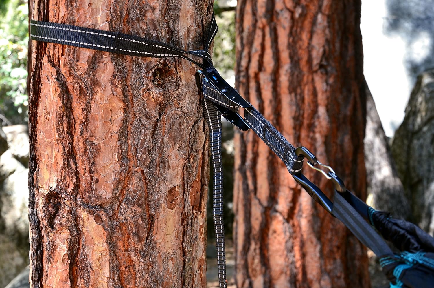 Kijaro Utila Hammock Straps, Tree Friendly, Extra Long Lightweight with Adjustable Snap Tight Buckle Hammock Straps
