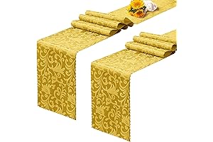 RUDONG M 2 Pack Table Runner