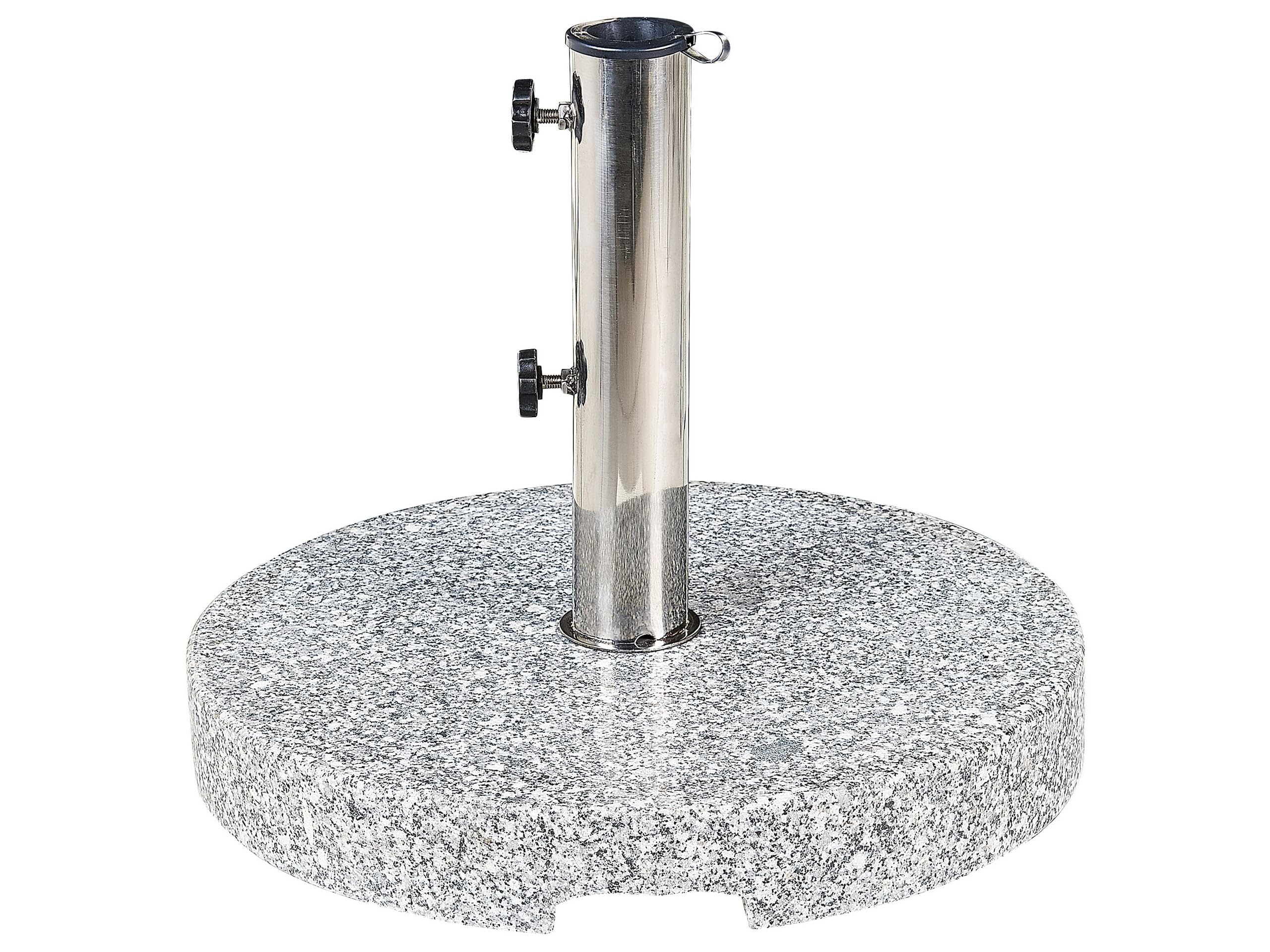 Beliani Parasol Base Ceggia Grey Round 25 Kg from B&Q