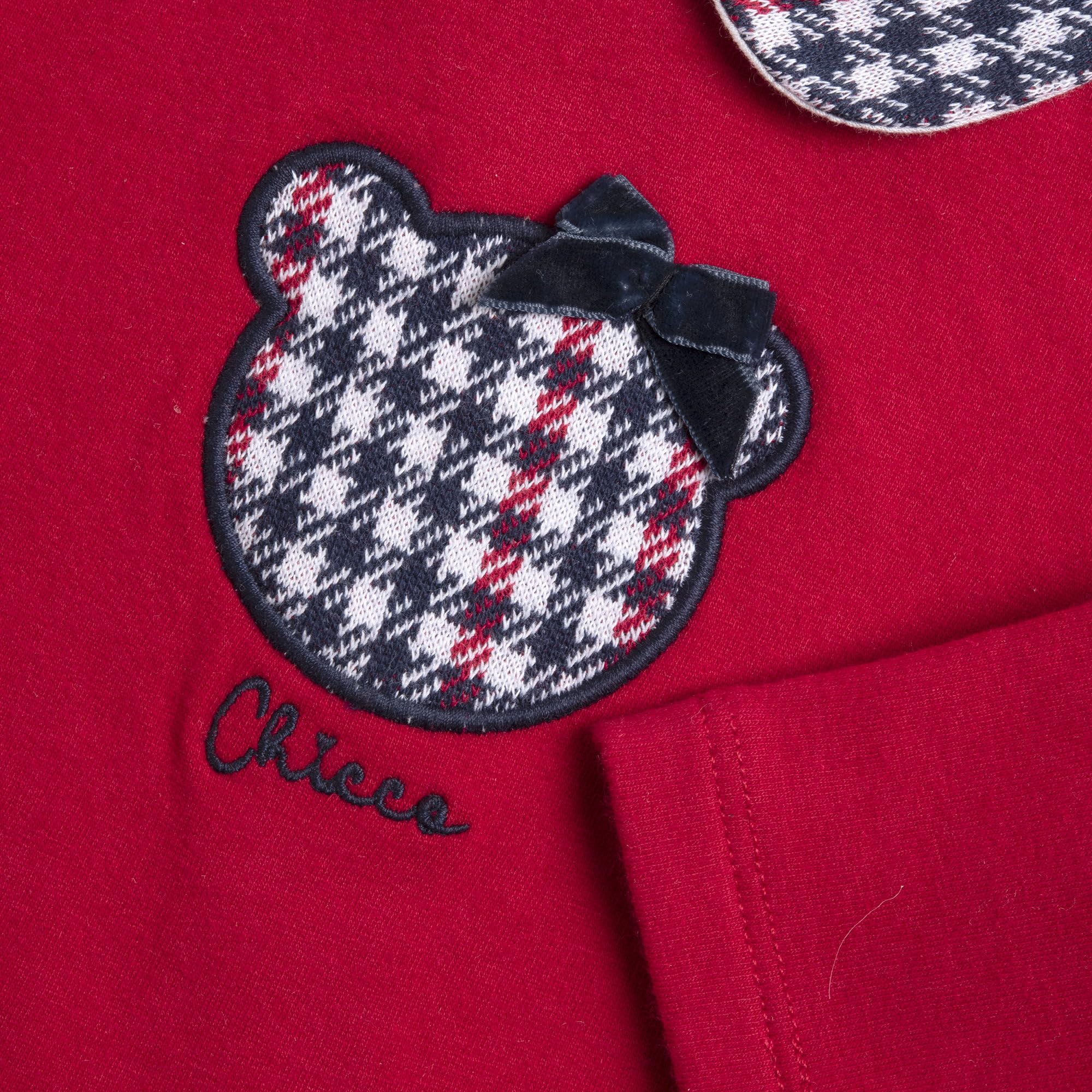 Chicco, Vestito Neonata a Maniche Lunghe, in Morbido Tessuto, Lavabile in Lavatrice, Abbigliamento Neonata 0-24 Mesi, Designed in Italy