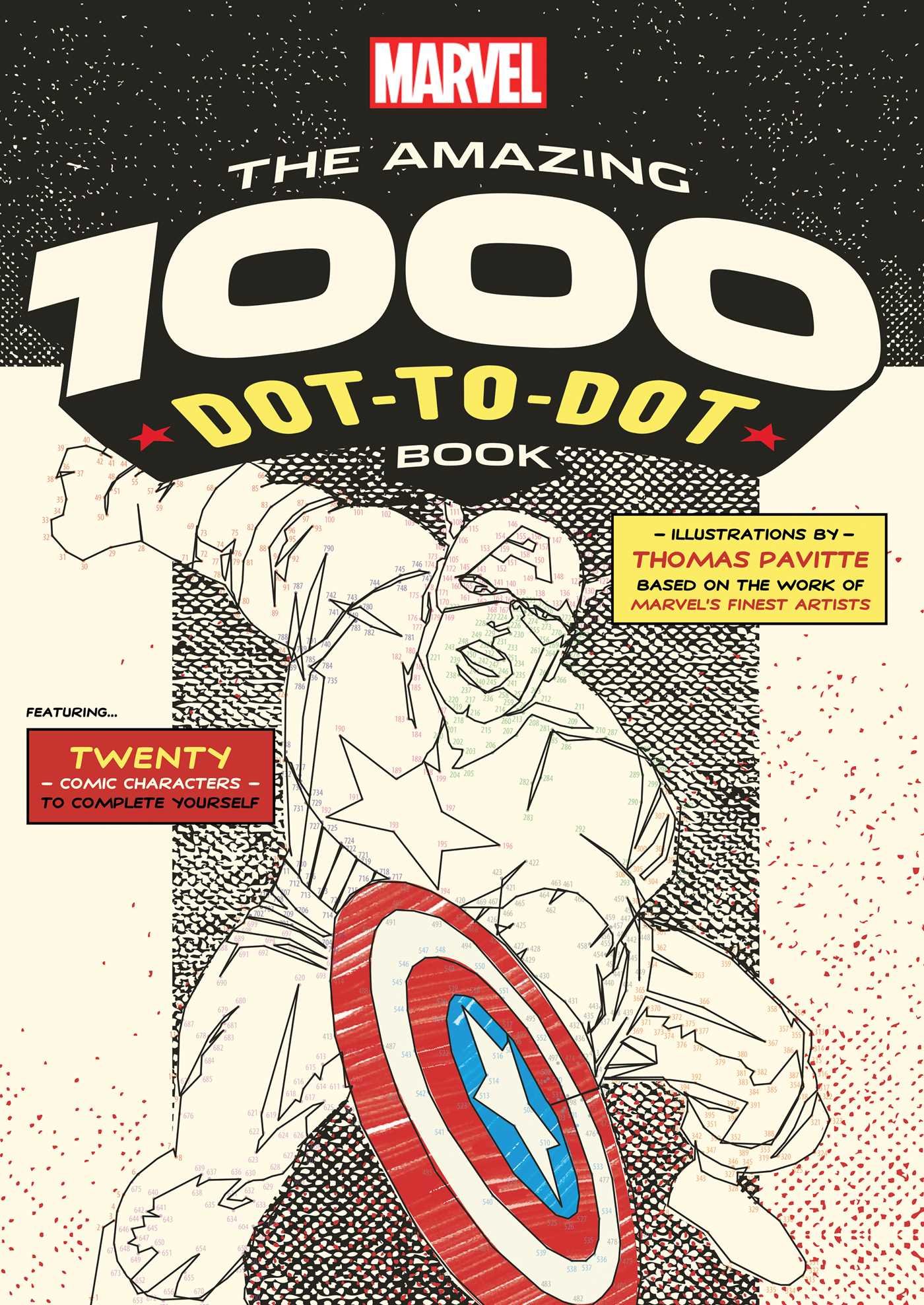 Marvel: The Amazing 1000 Dot-to-Dot Book (Numbers will be small)