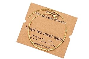 Pregnancy Loss Gifts for Mothers: Inspirational Morse Code Bracelets for Women