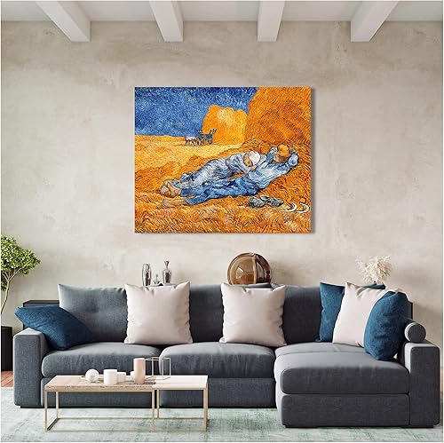 Miniatura 272 de A&T ARTWORK The Starry Night de Vincent Van Gogh. Tamaño del marco: 36 x 30 pulgadas, tamaño de la imagen: 30 x 24 pulgadas, reproducciones clásicas