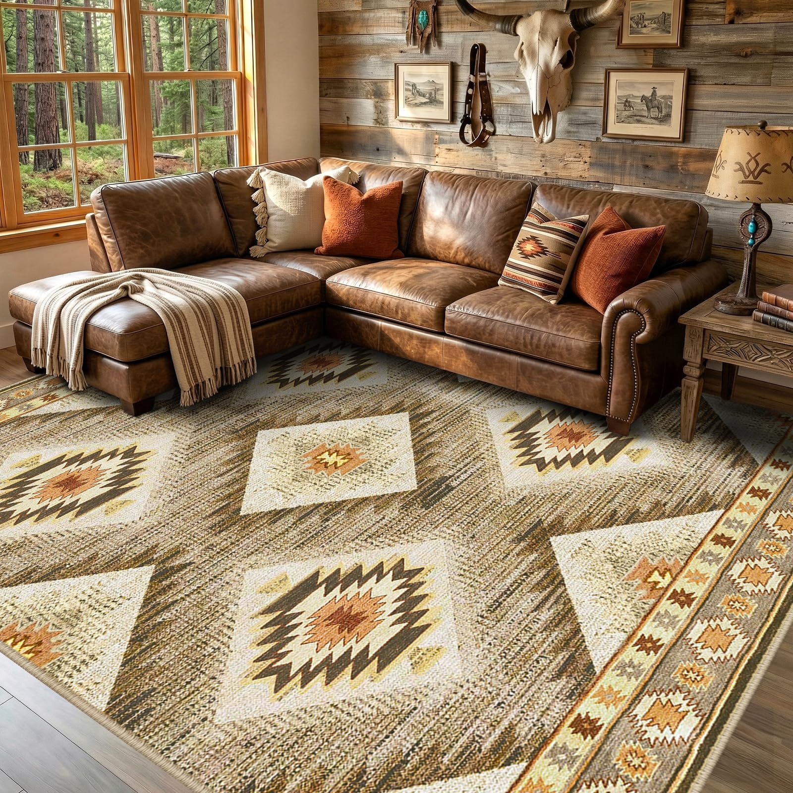 Amazon.com: BESTSWEETIE Area Rug 9x12 Machine Washable Non-Slip