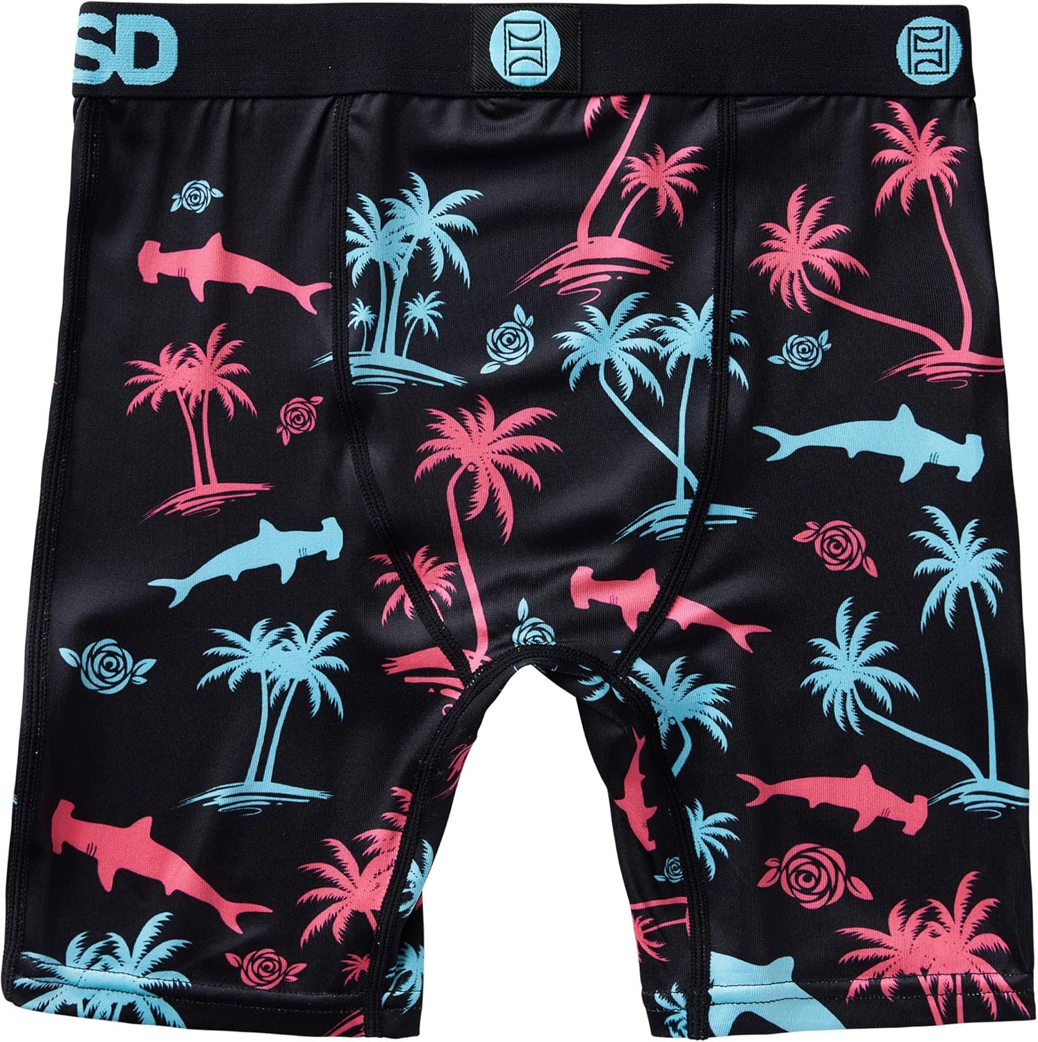 PSD Youth Tropical Print Boxer Briefs – Lightweight Summer Underwear - Image 2