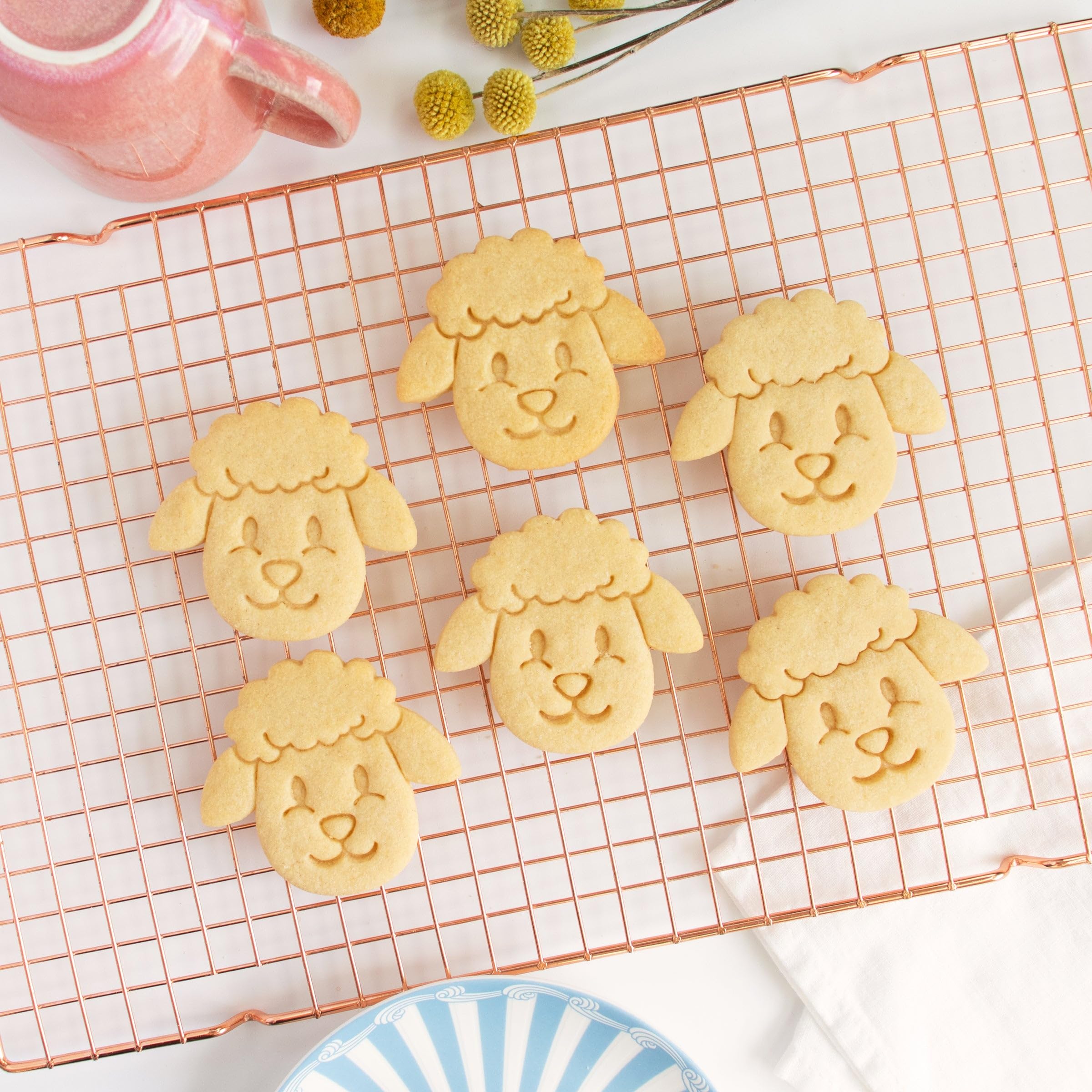 Amazon | BAKERLOGY 羊の顔 クッキー型 | 焼き菓子やクラフトに使える