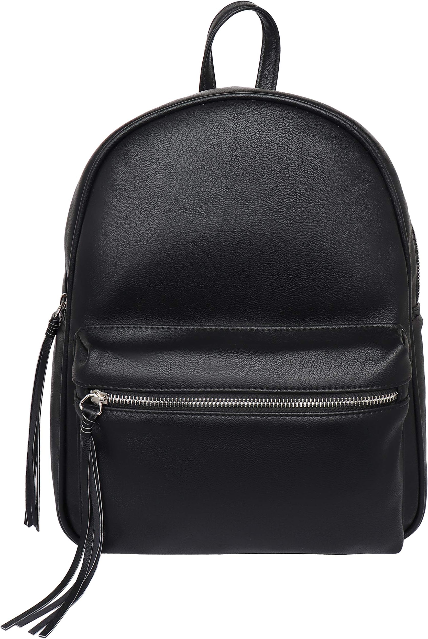 Lychee Bags Women Pu Black Backpack