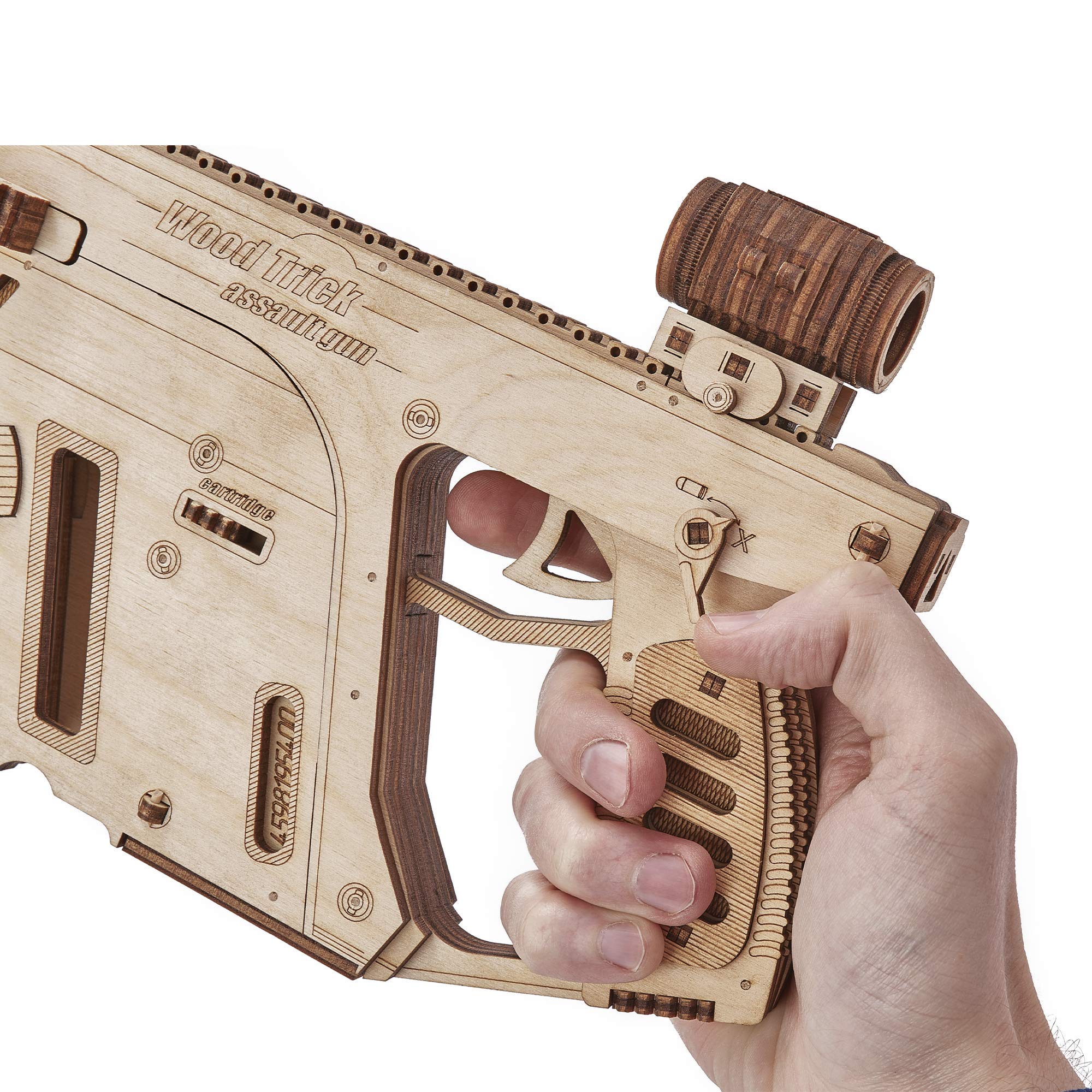 Wood Trick 3D Holzpuzzle für Erwachsene zum Bauen | [158 Teile] Mechanischer DIY Holzmodellbausatz für Erwachsene