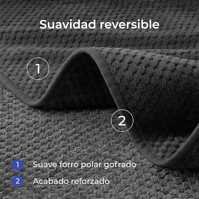 Foto 3 de 8 de Dreamzie Manta Perro Impermeabile 80x100cm - Manta para Perros Reversible y Lavable a máquina