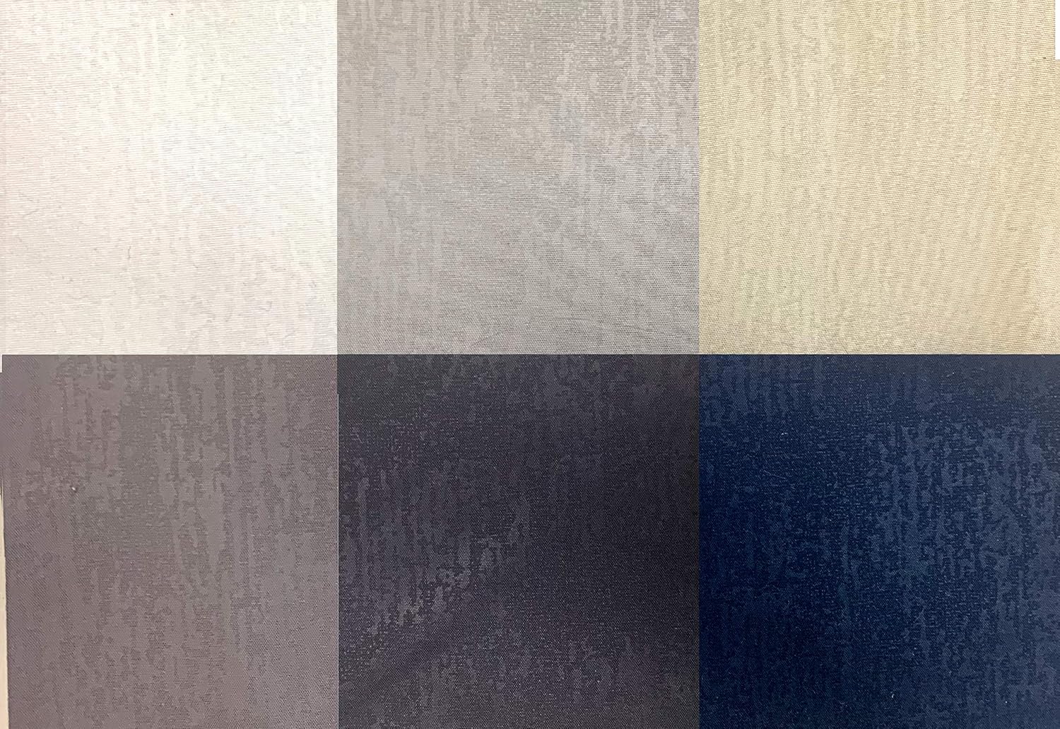 Ikiriska Marble 100% Blackout Polyester Extra Long Curtains. Custom Made 8-24 feet Length 2 Story Great Room. Light Weight (Arctic Grey, 50" Wx84-144 L)