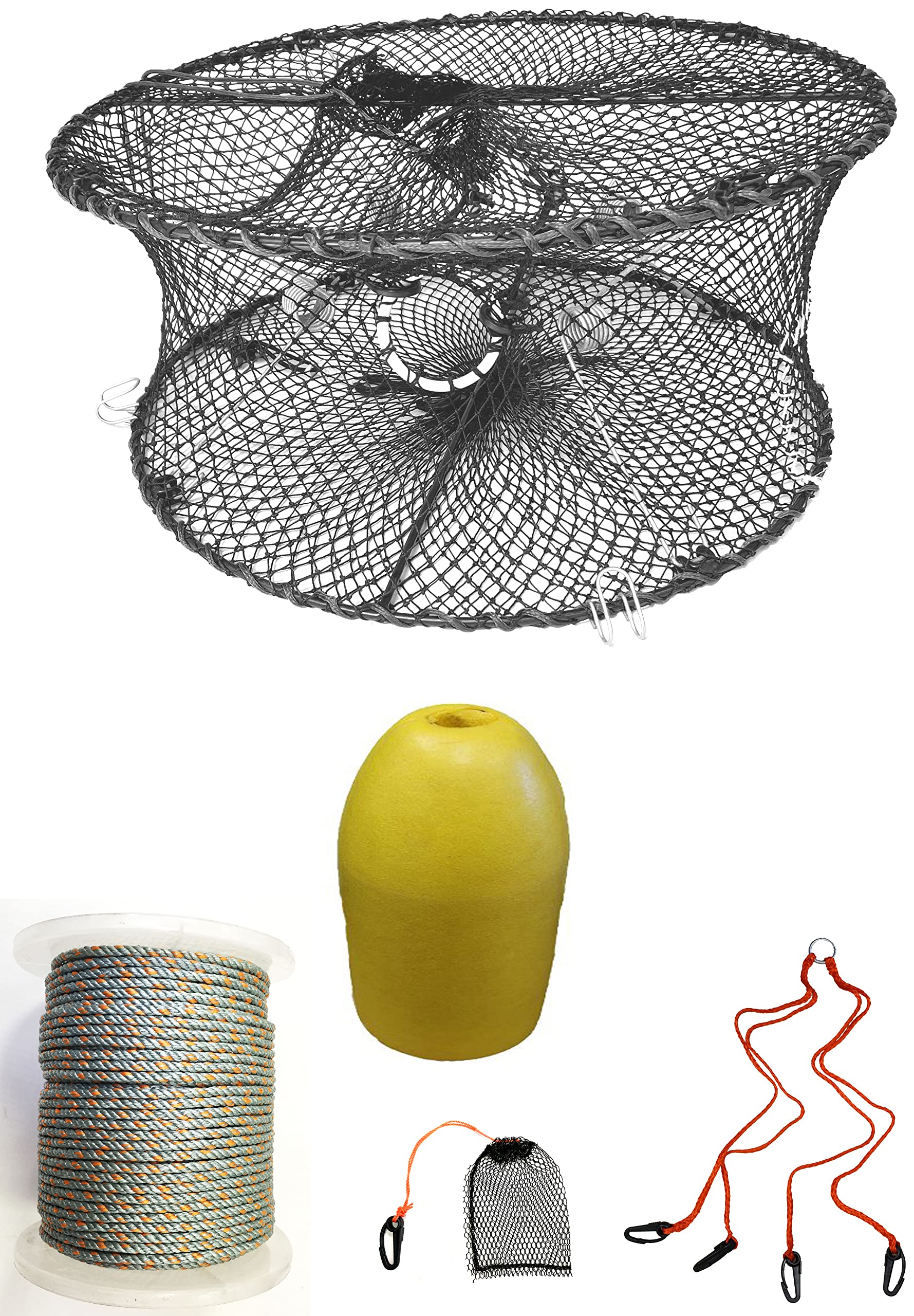 KUFA Sports Foldable Prawn Trap (Stretched Mesh Size:1-3/4