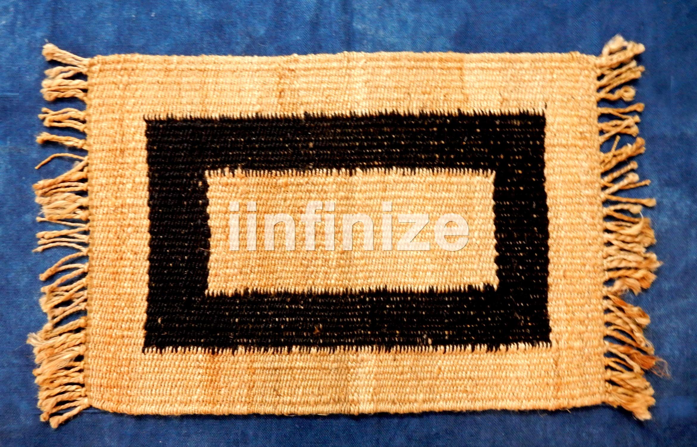 Tapis en jute tressé main pour couloir et entrée chaleureuse bohème