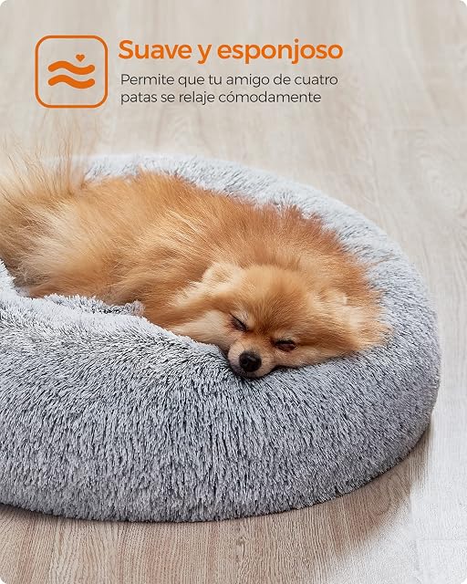Foto 3 de 8 de Feandrea Cama de Perros, Cojín Central Extraíble y Lavable 60 cm