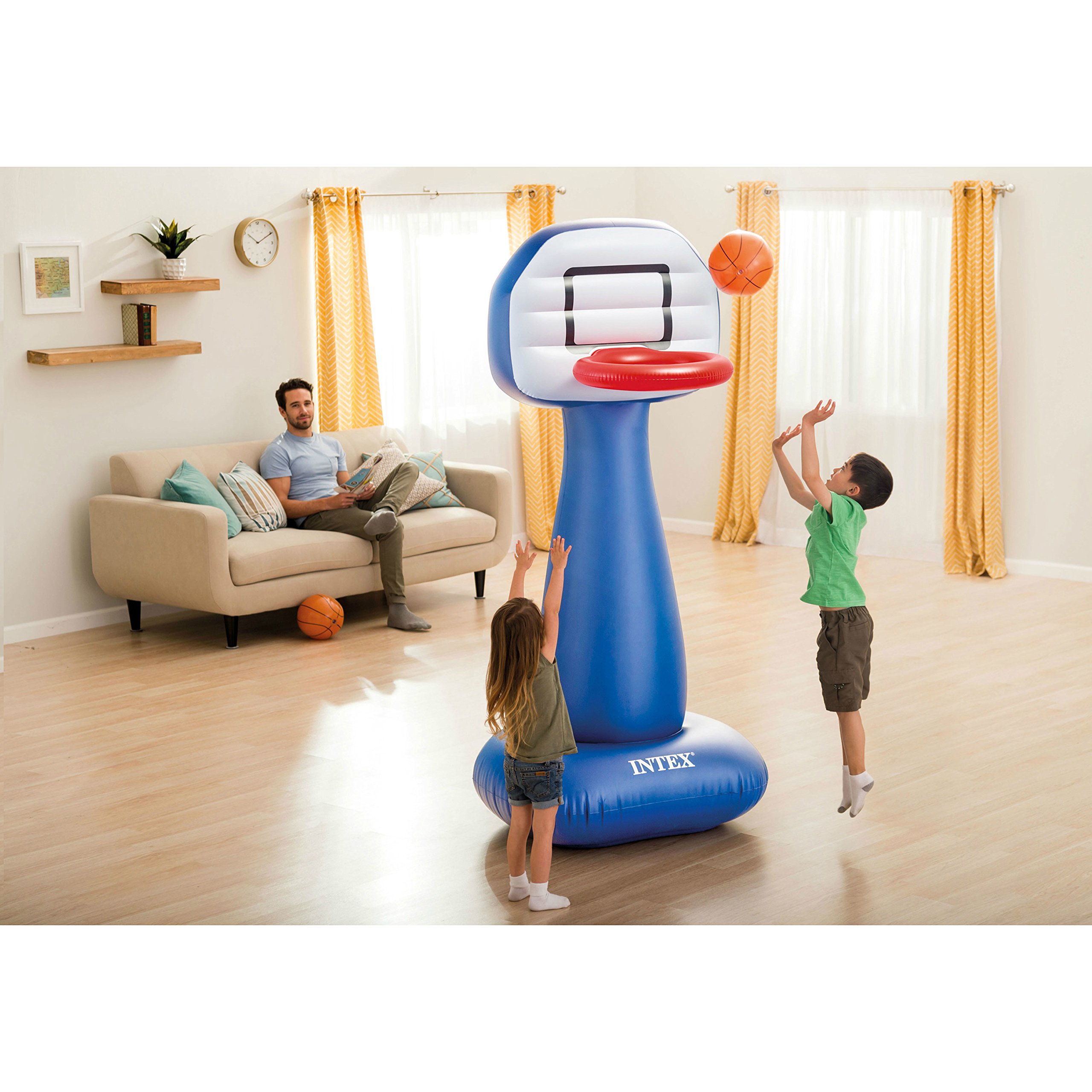 Intex 57502EP Interior y exterior Inflatable play center juguete inflable - Juguetes inflables (Interior y exterior, Inflatable play center, Negro, Azul, Rojo, Blanco, 3 año(s), 1041 mm, 965 mm)