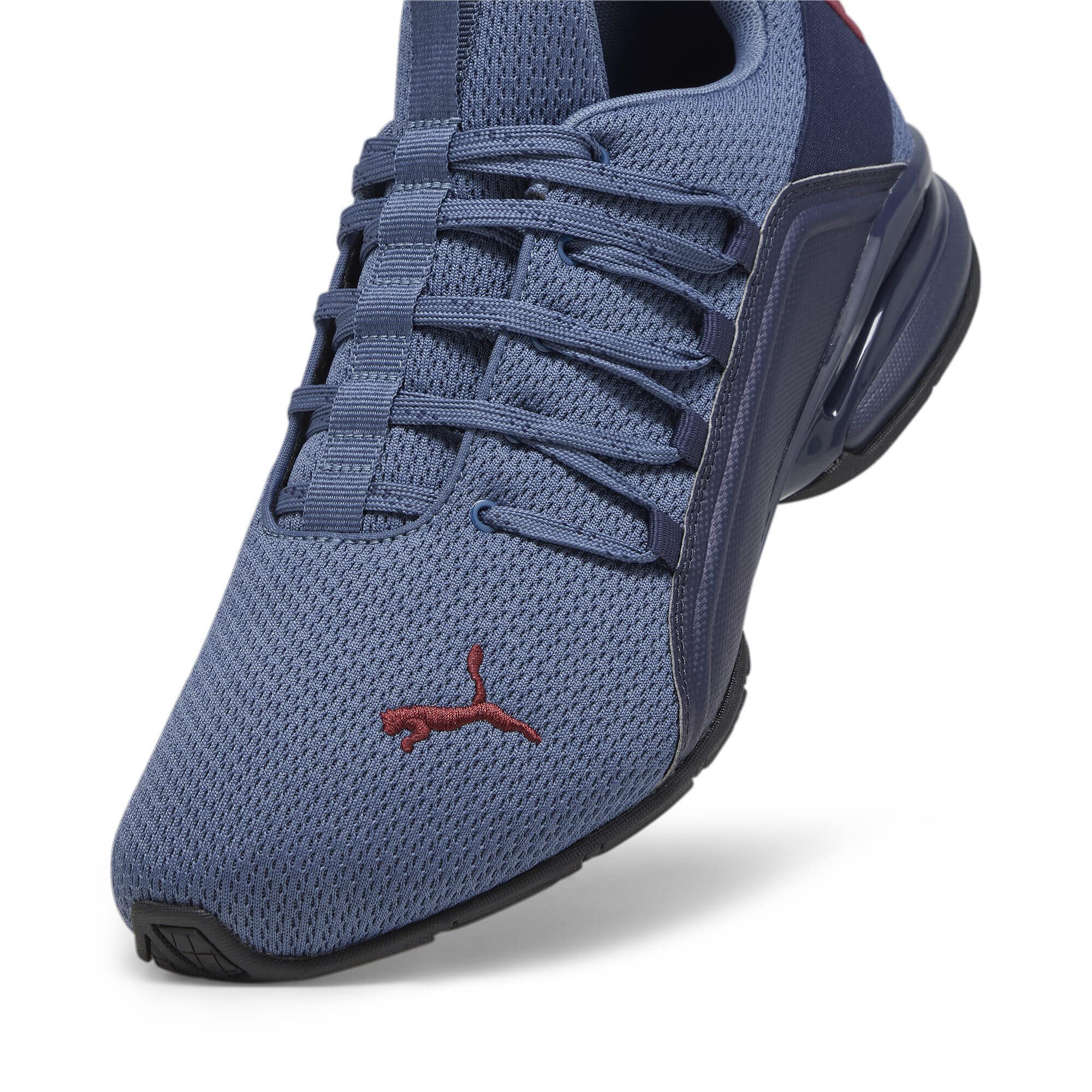 PUMA Herren Axelion Refresh Laufschuhe 44, Navy Inky Blue Dark Jasper Red