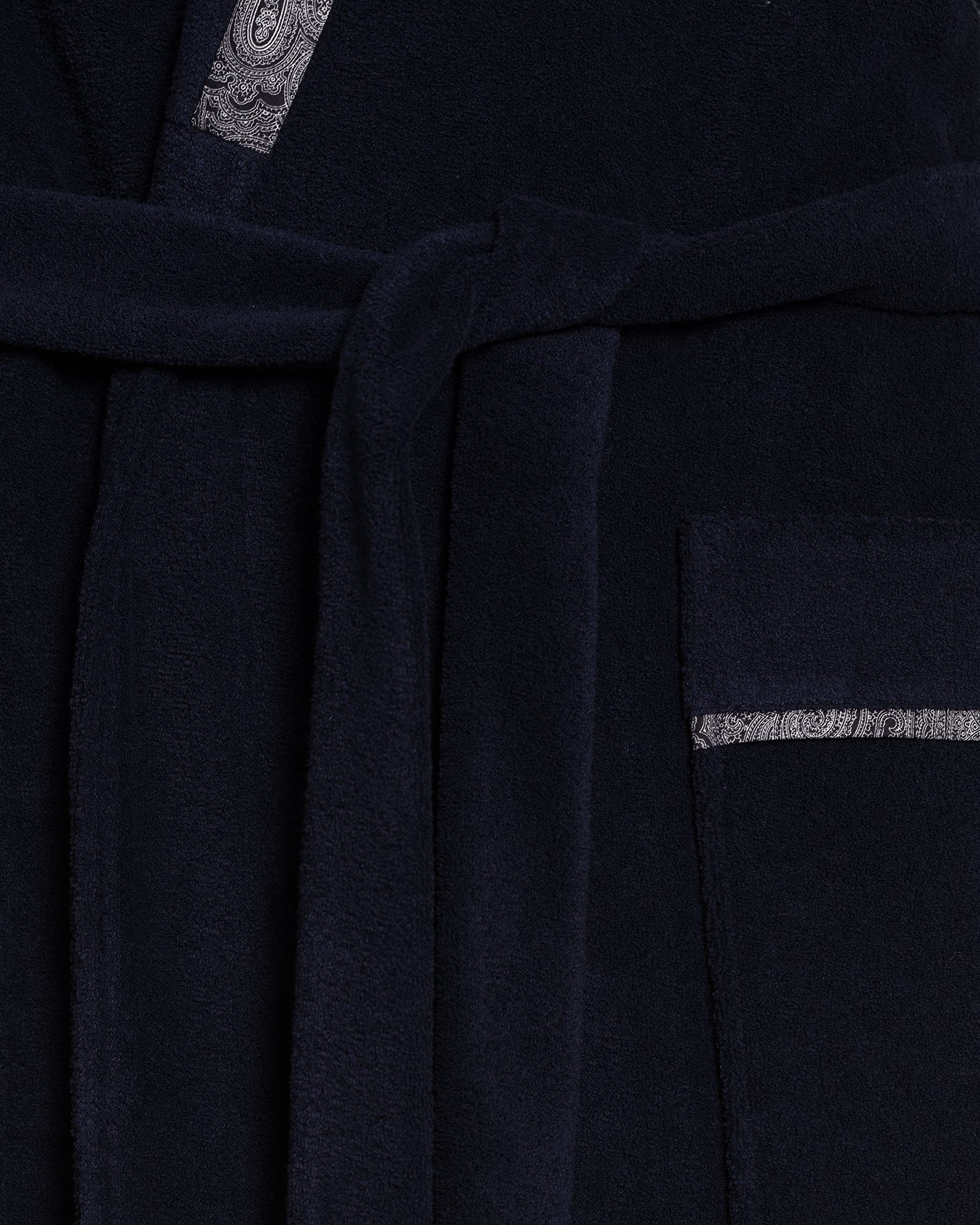 Revise RE-400 Ciepły bawełniany szlafrok męski - elegancki – elegancki