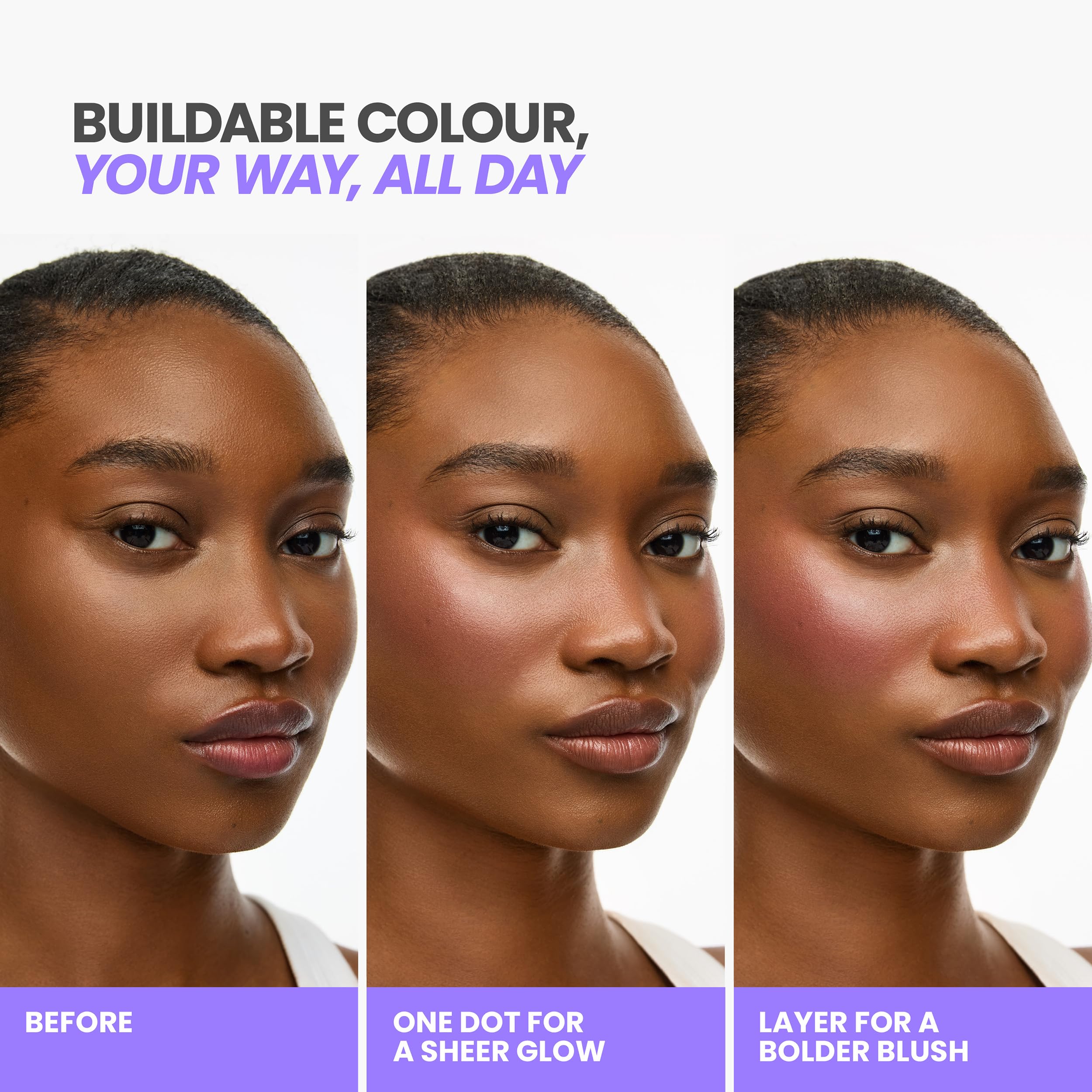 Wonderskin Liquid Blush Stain - Wonder Blading Colorete Líquido de Larga Duración, Colorete en Crema Resistente a la Transferencia 12H, Acabado Natural Luminoso Modulable (Barely)