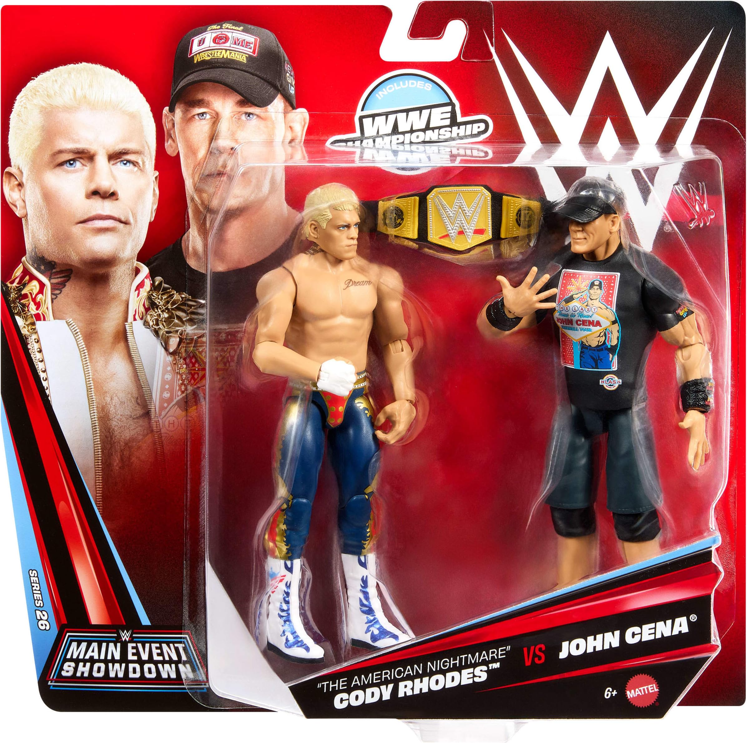 Amazon.com: Mattel WWE Main Event Showdown Action Figures 2-Pack