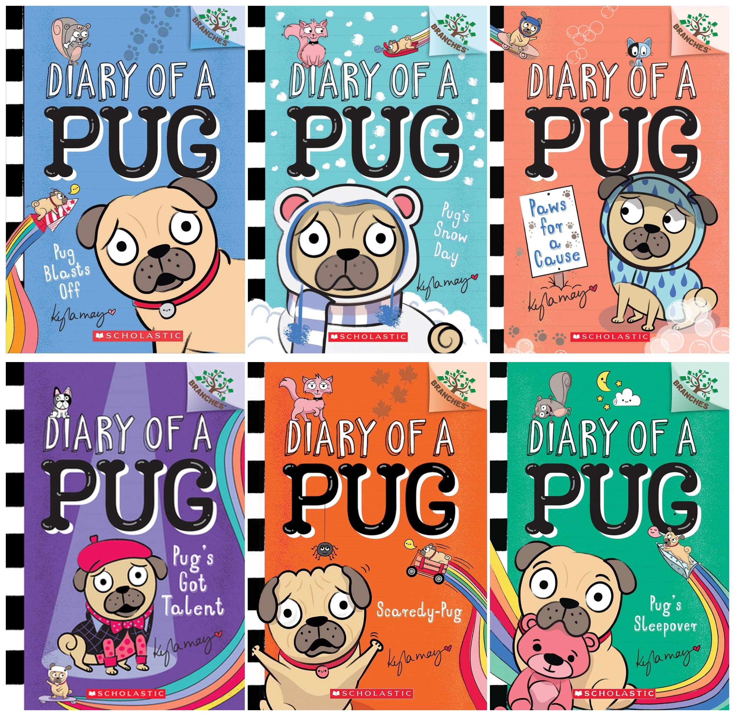 DIARY OF A PUG Series 6 Books Collection Set