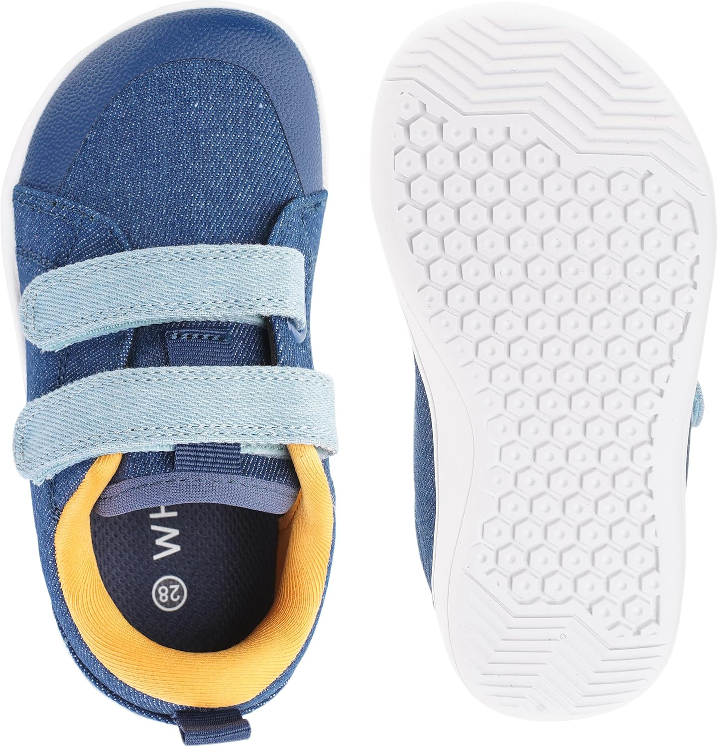 WHITIN Toddler/Boys/Girls Barefoot Shoes | Kids Wide Width Minimalist Sneakers | Classic Canvas | Supports Natural Foot Growth - Image 5