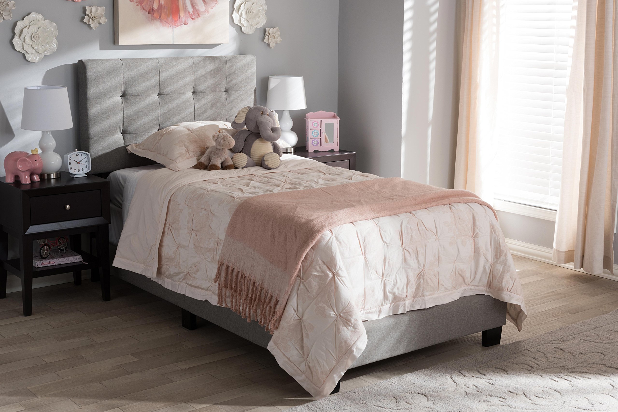 Mainstays Twin, Light Grey