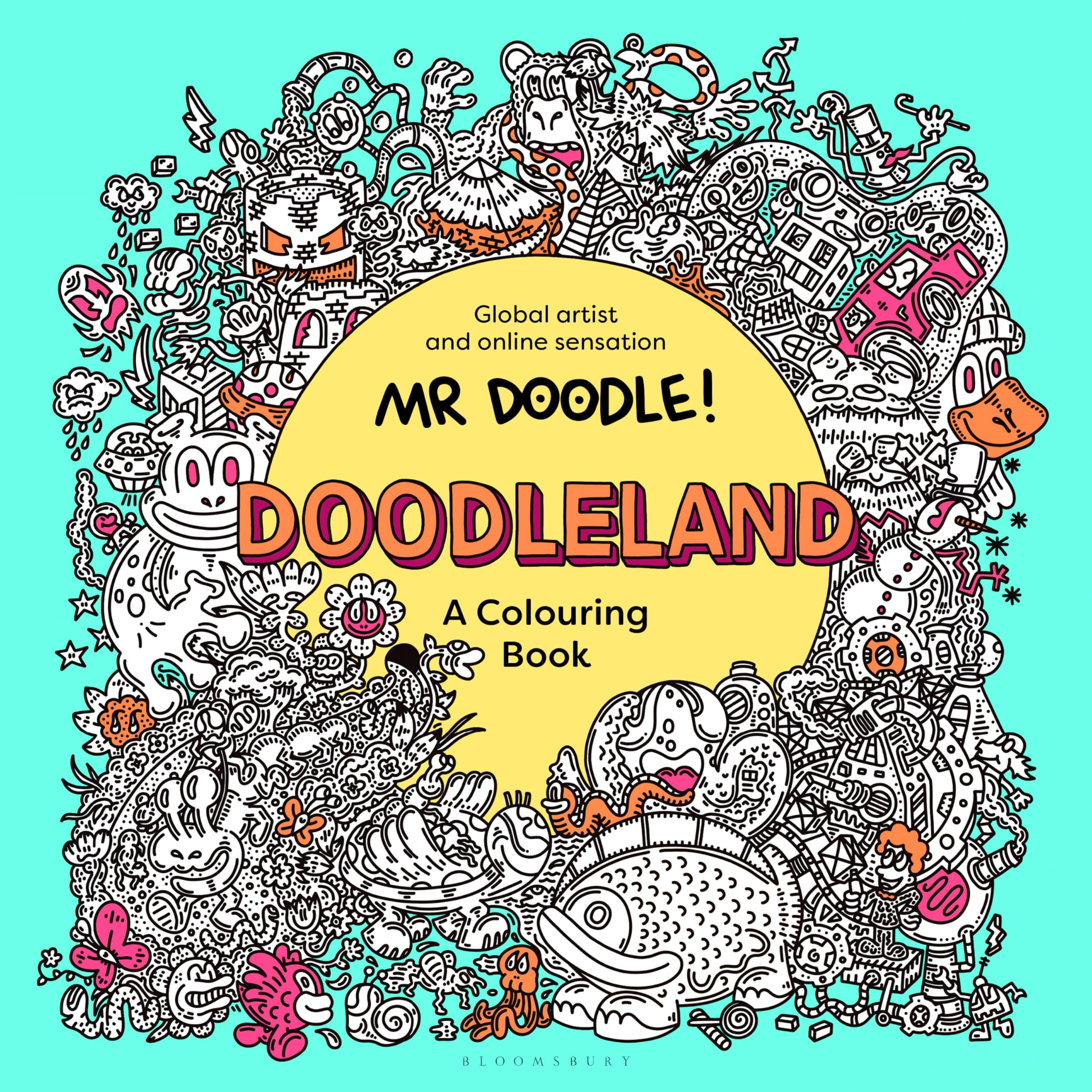新品 MR DOODLE ミスタードゥードゥル 「COLOURING BOOK」 DoodleLand: A Colouring Book: Amazon.co.uk: Doodle, Mr