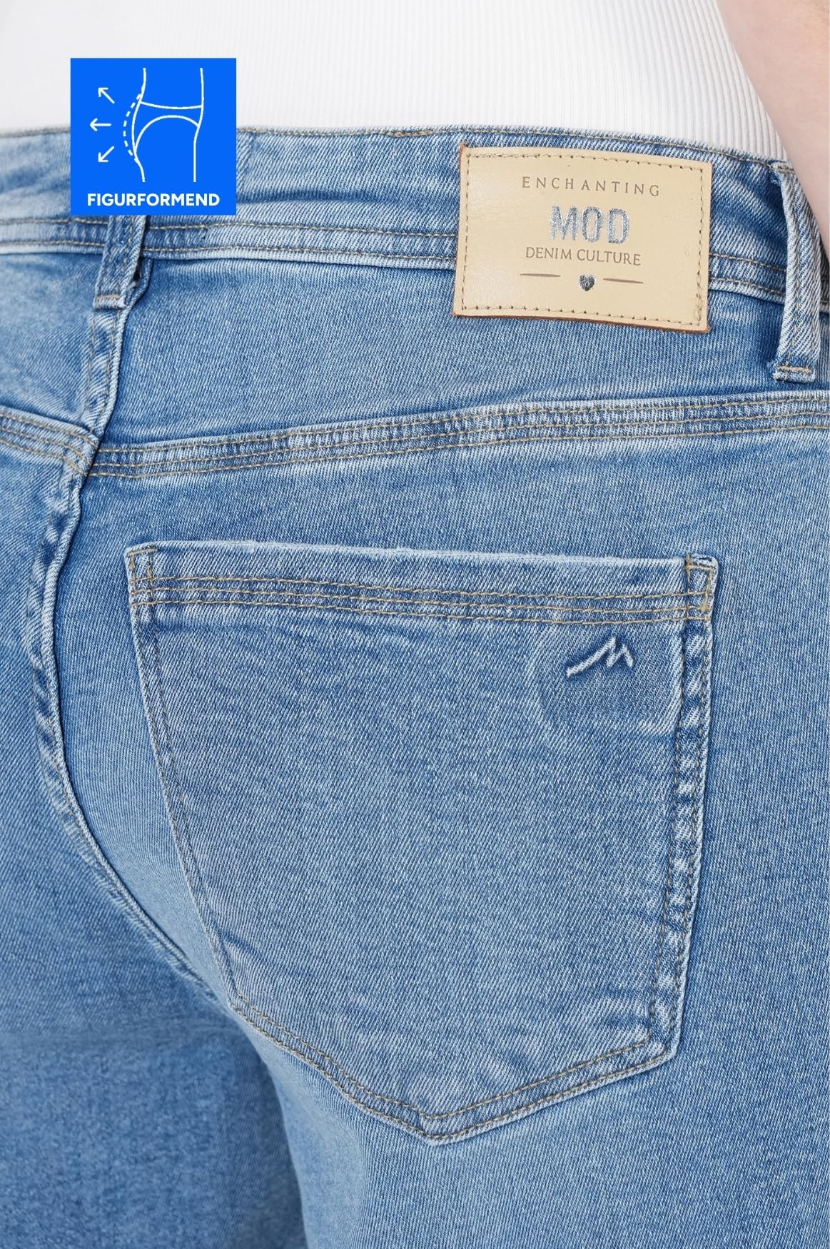 Miracle of Denim M.O.D Nicola Wide Leg Hose – Weitausgestellte Damen Jeans, Stretch Denim, Flared Jeans