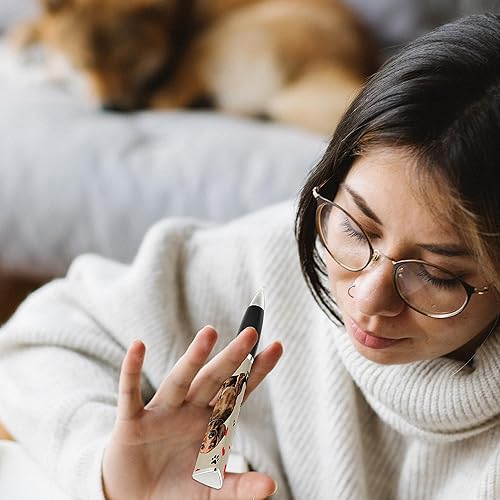 Miniatura 5 de Bolígrafo I Love My Dog (1 bolígrafo, 3 caras) bolígrafos lindos de cumpleaños para perros, bolígrafos divertidos, regalos para mujeres y perros