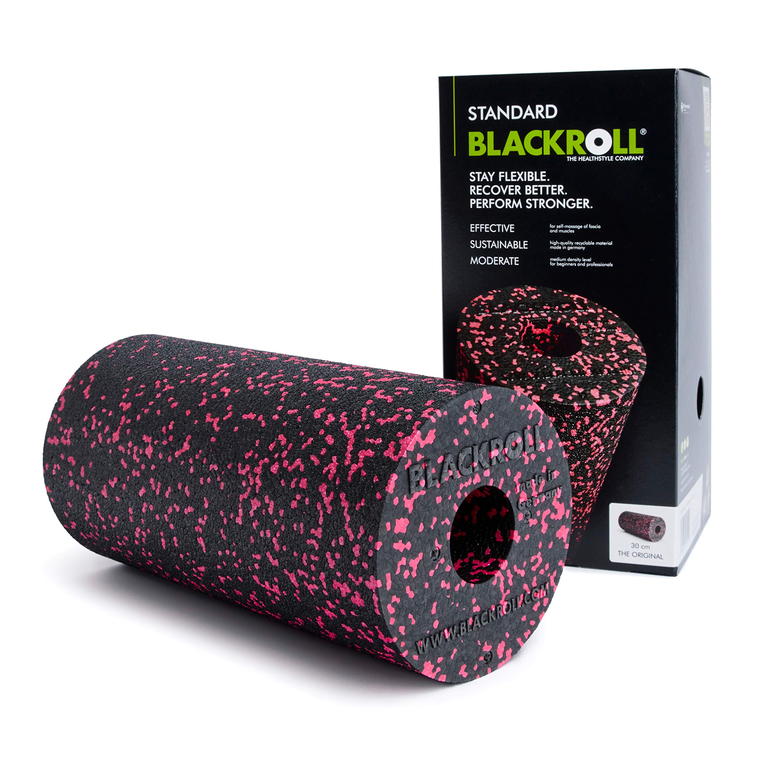 Rouleau De Massage En Mousse EPP 30x15 Cm - Dureté Moyenne - Pour Dos, Jambes, Récupération Sportive Et Pilates