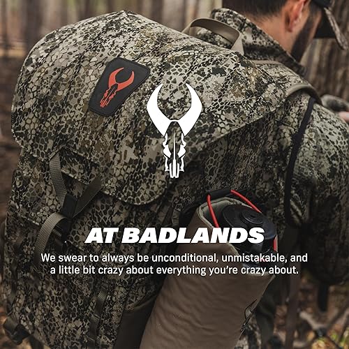 Miniatura 8 de Badlands Rise Pack - Mochila de caza impermeable, sujetadores Fidlock, paquete compatible con hidratación, patrón de camuflaje, enfoque fx, Tamaño