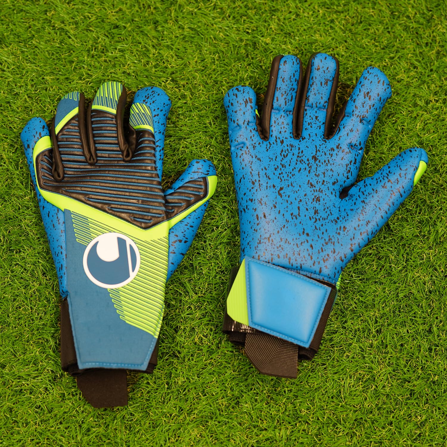 uhlsport Aquagrip HN Gants de Gardien de But de Football pour Une adhérence optimale par Temps