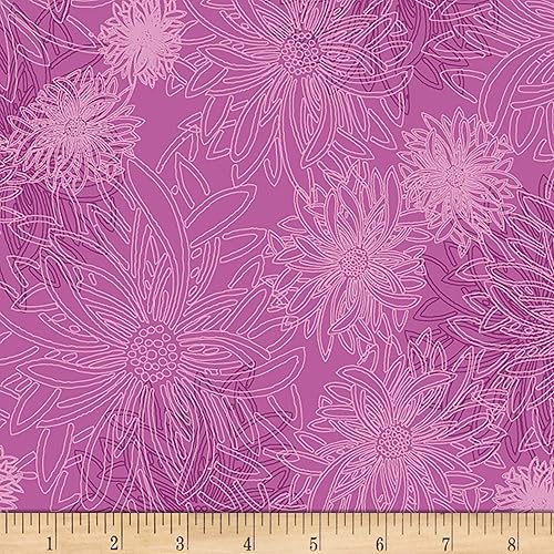 Miniatura 6 de Art Gallery Fabrics Galería de Arte Elementos Florales Tela Bailarina, Rosa Pálido