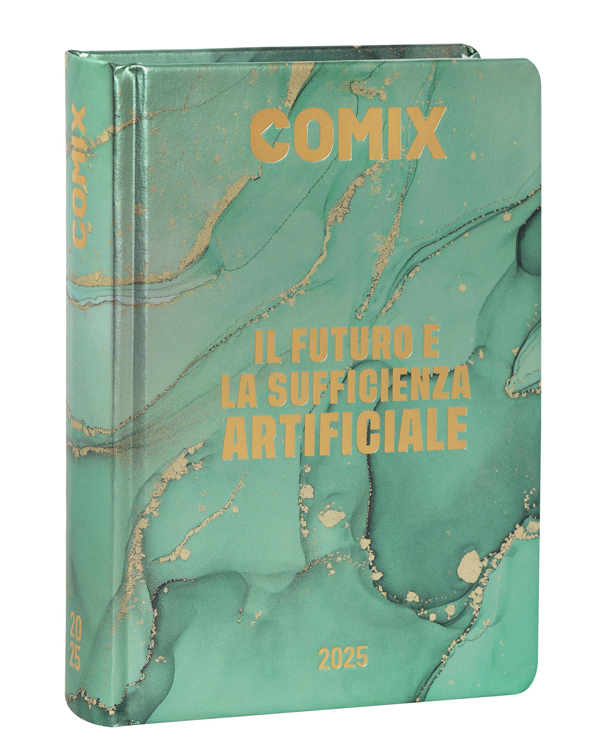 COMIX - 16 Month Daily Diary, School Diary 2024-2025 for Boys and Girls, with Hardcover, Ideal for High School, 13 x 17.8 h cm, Green