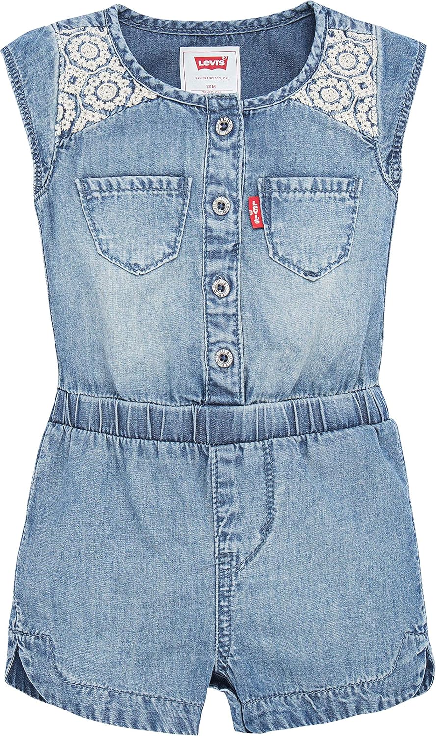 Levi's Baby Girls' Romper: Clothing, Shoes & Jewelry