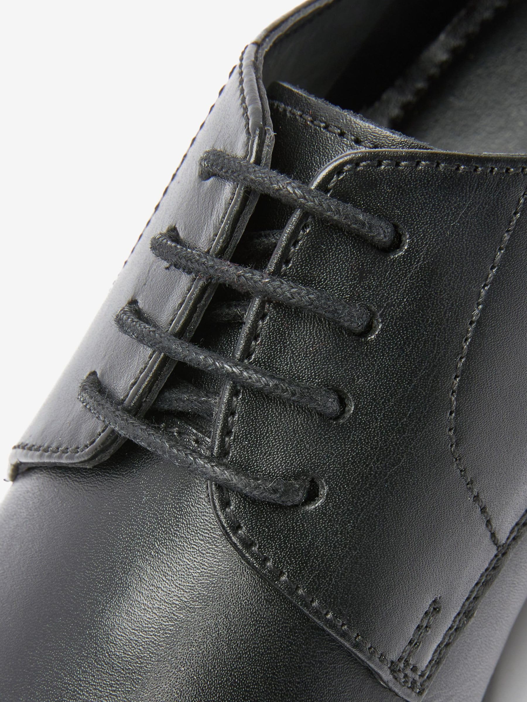 NEXT Garçon Chaussures à Lacets d’école en Cuir